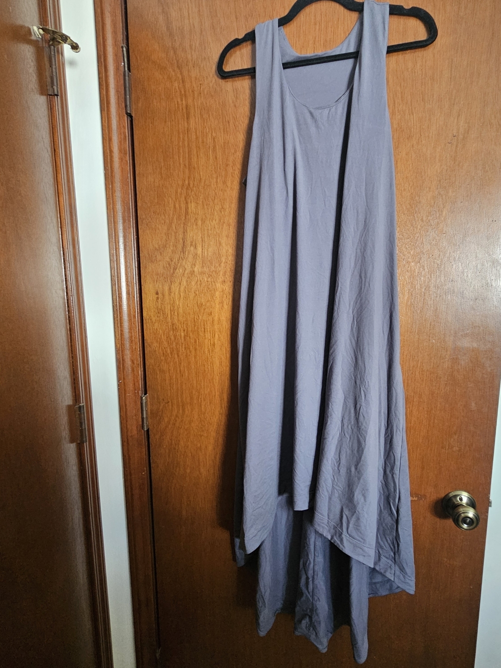 Women's Sleeveless Maxi Dress in Dusty Lavender